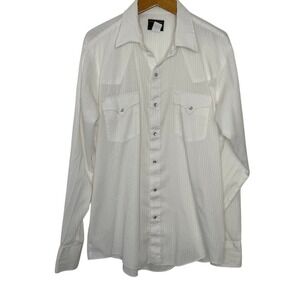 Vintage Dickson-Jenkins Western‎ shirt Mens XL White